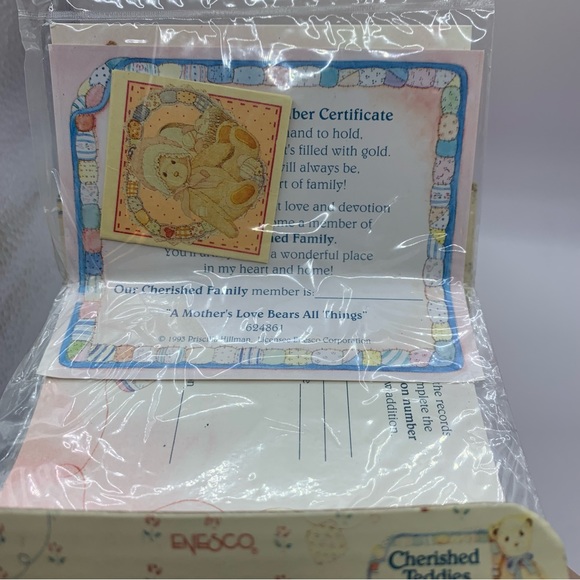 Mother’s love Teddy with certificate. Birth year 1993 - Picture 4 of 12